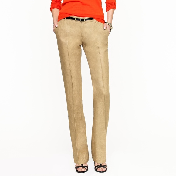 J. Crew Pants - J. Crew Women's Ludlow trouser in Irish linen